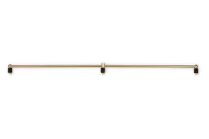 Brede spuitstang, messing, 100 cm